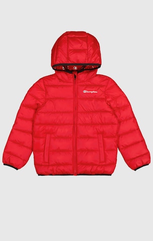 Champion Authentic Athletic Apparel Winter Jacket in Red: front