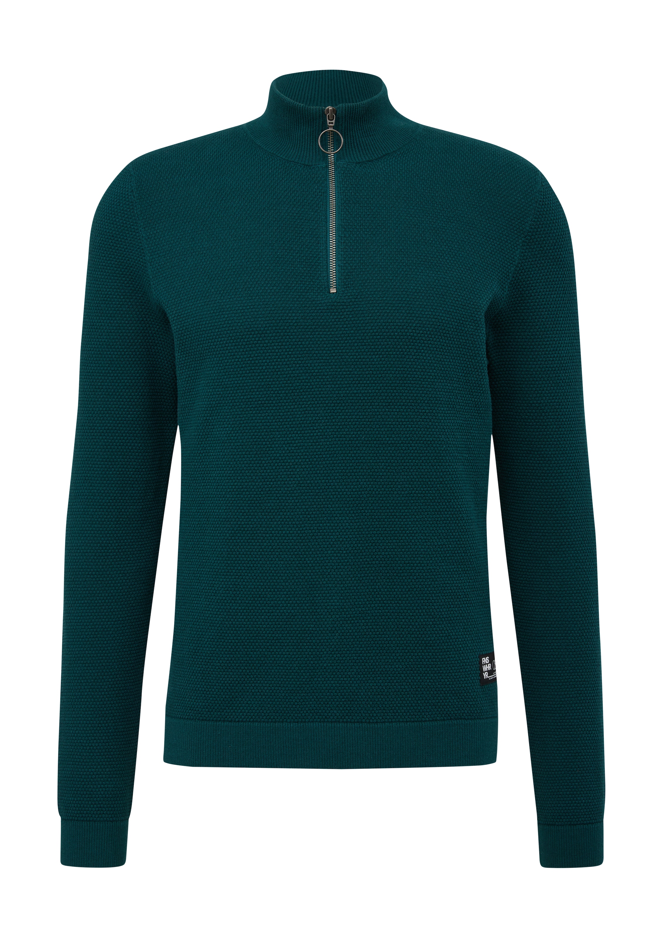 QS Pullover in Grün: Vorderseite