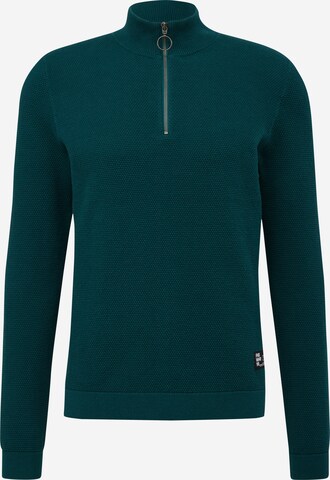 Pull-over QS en vert : devant