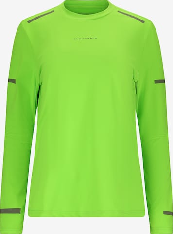 ENDURANCE Langarmshirt 'Ailey' in Grün: Vorderseite