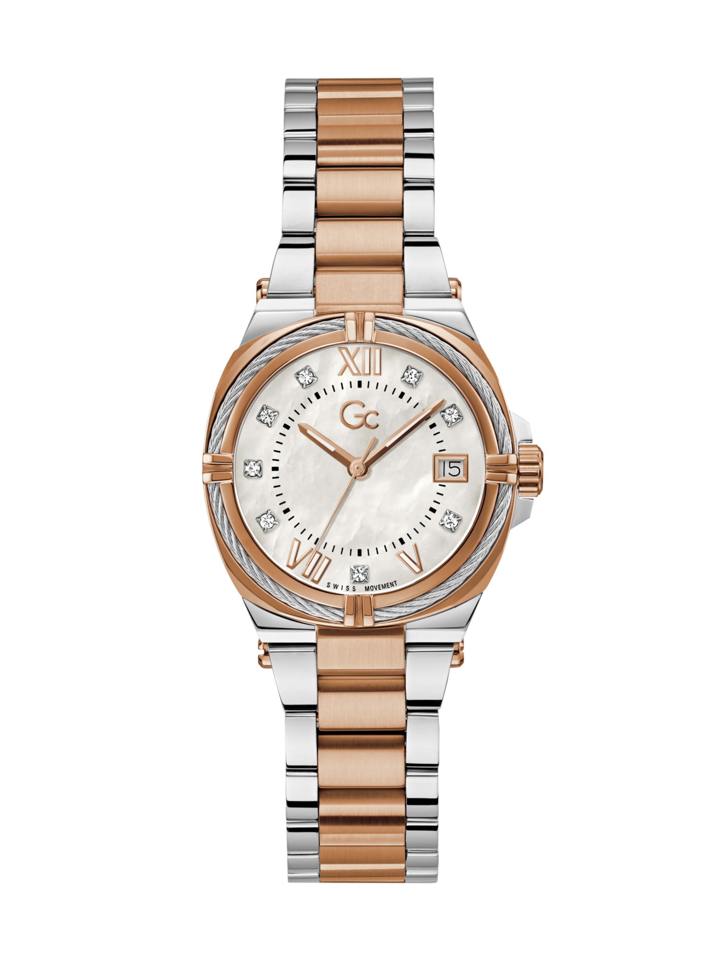 Gc Analog watch in Silver: front