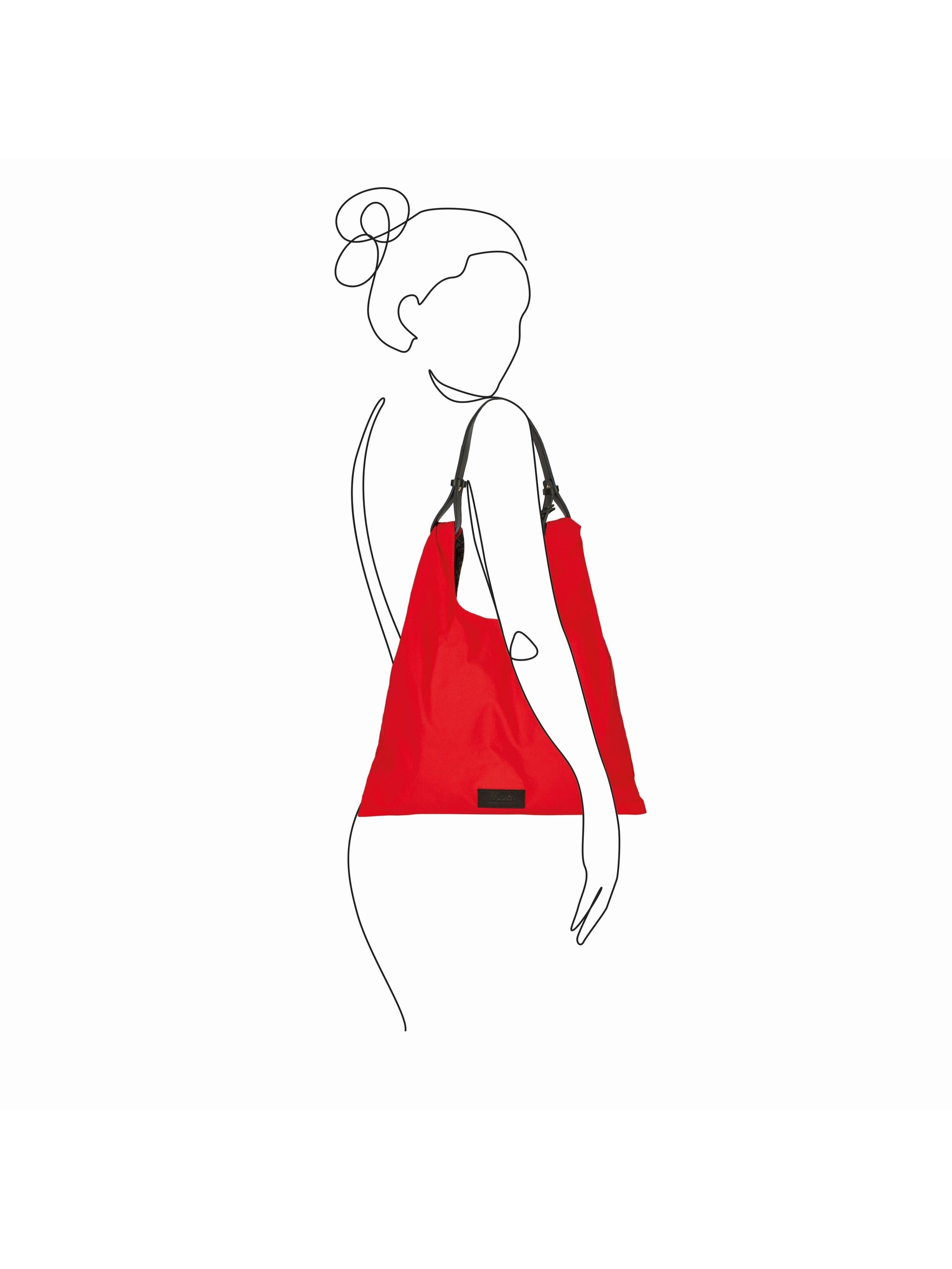 LOOKS by Wolfgang Joop Shopper 'MARKET' in Rood
