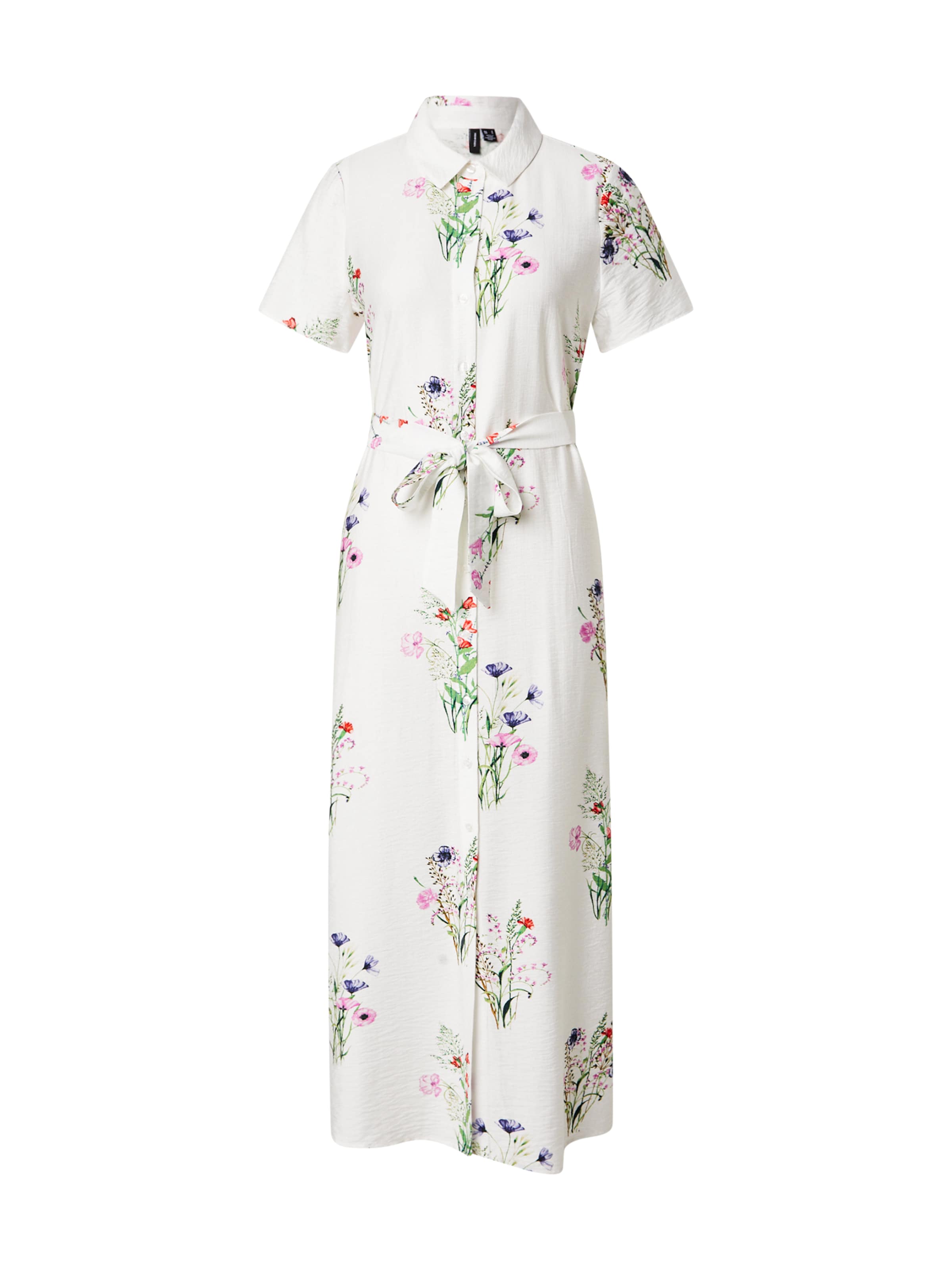 Rochie tip bluză 'VMRUNA' de la VERO MODA pe alb: față