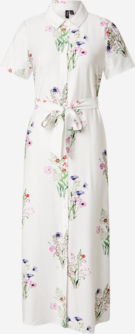 VERO MODAKošulja haljina 'VMRUNA' - bijela boja: prednji dio