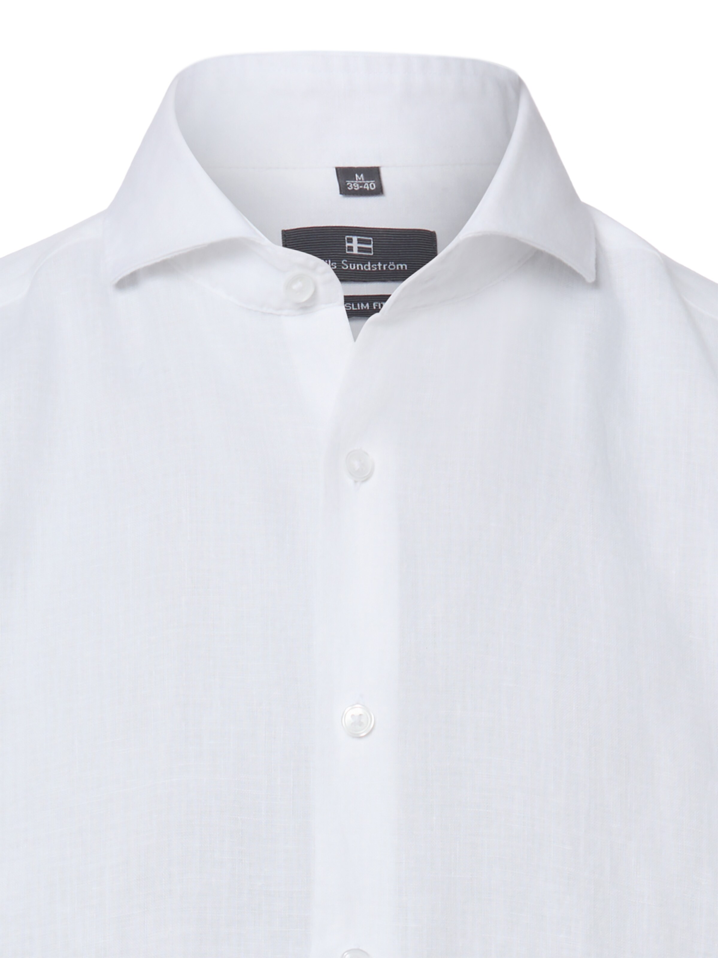 Nils Sundström Comfort fit Overhemd in Wit