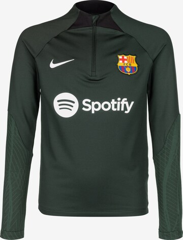 NIKE Performance Shirt 'FC Barcelona Drill' in Green: front