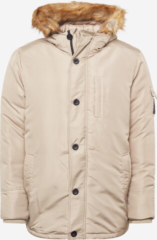 BURTON MENSWEAR LONDON Winter jacket in Grey: front
