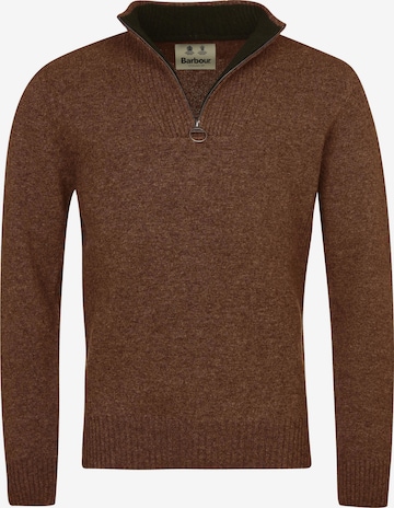 Barbour Sweter 'Nels Ess' w kolorze brązowy: przód