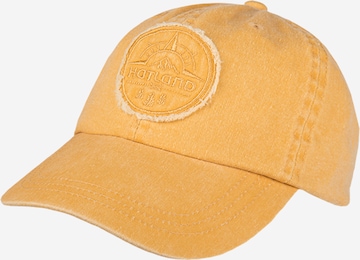 Hatland Cap 'Ymir' in Braun: Vorderseite