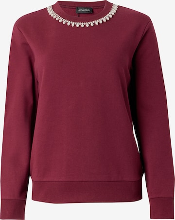 Anna Field - Sudadera en rojo: frente