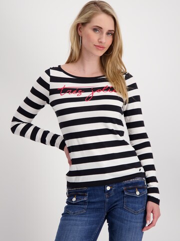 T-shirt monari en noir : devant