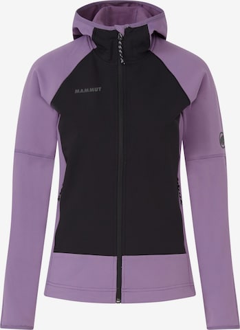 MAMMUT Athletic Fleece Jacket in Purple: front