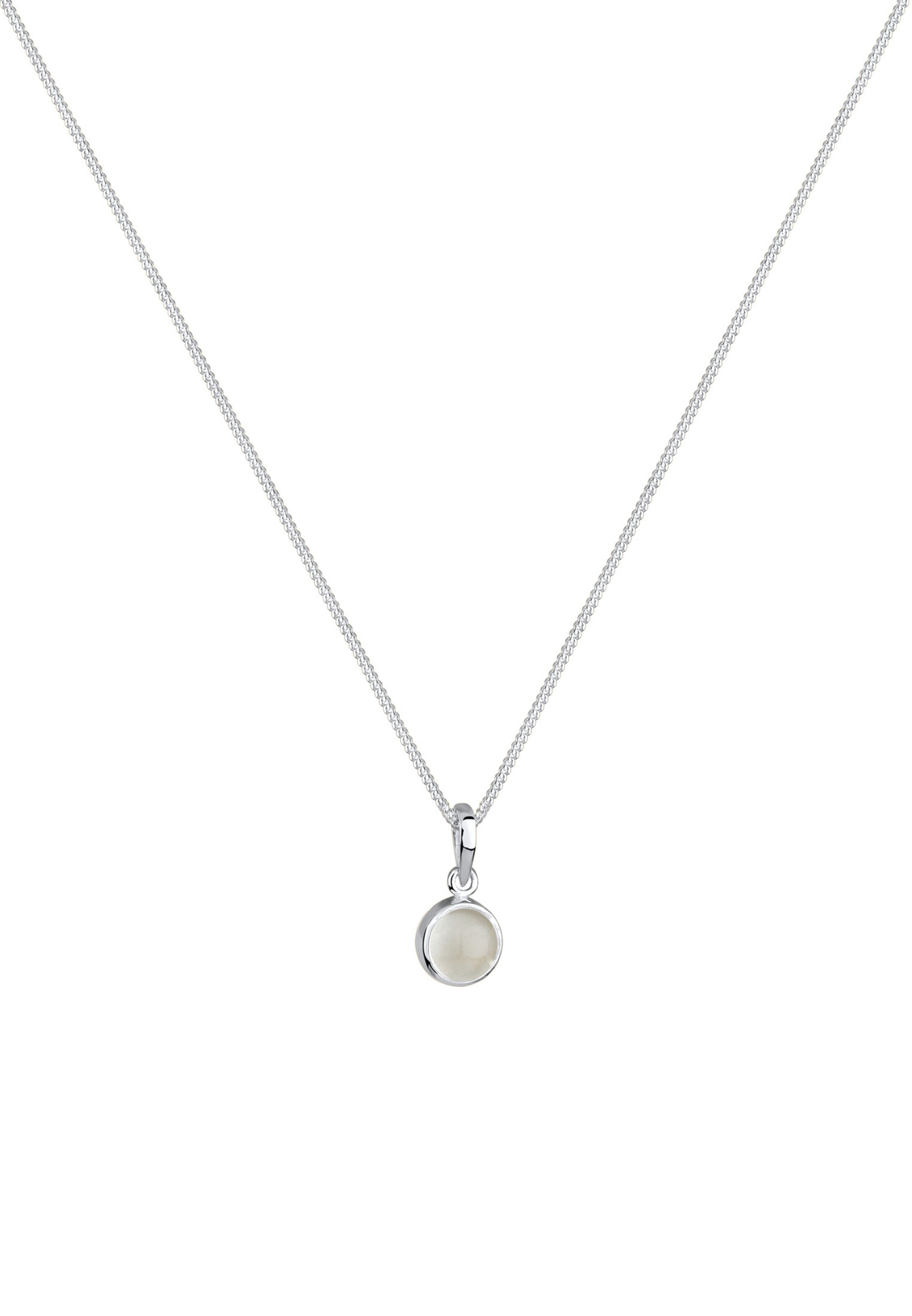 Lanțuri 'Mondstein' de la ELLI pe argintiu