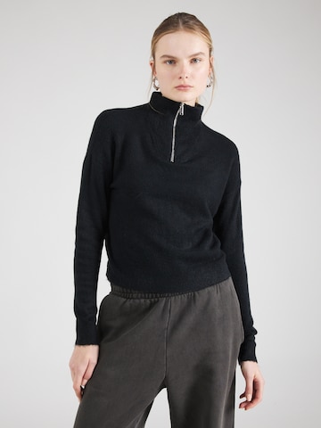 VERO MODA Genser 'ELLYLEFILE' i svart: forside