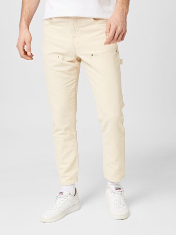 BLS HAFNIA Regular Broek in Beige: voorkant