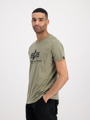 žalia ALPHA INDUSTRIES Marškinėliai