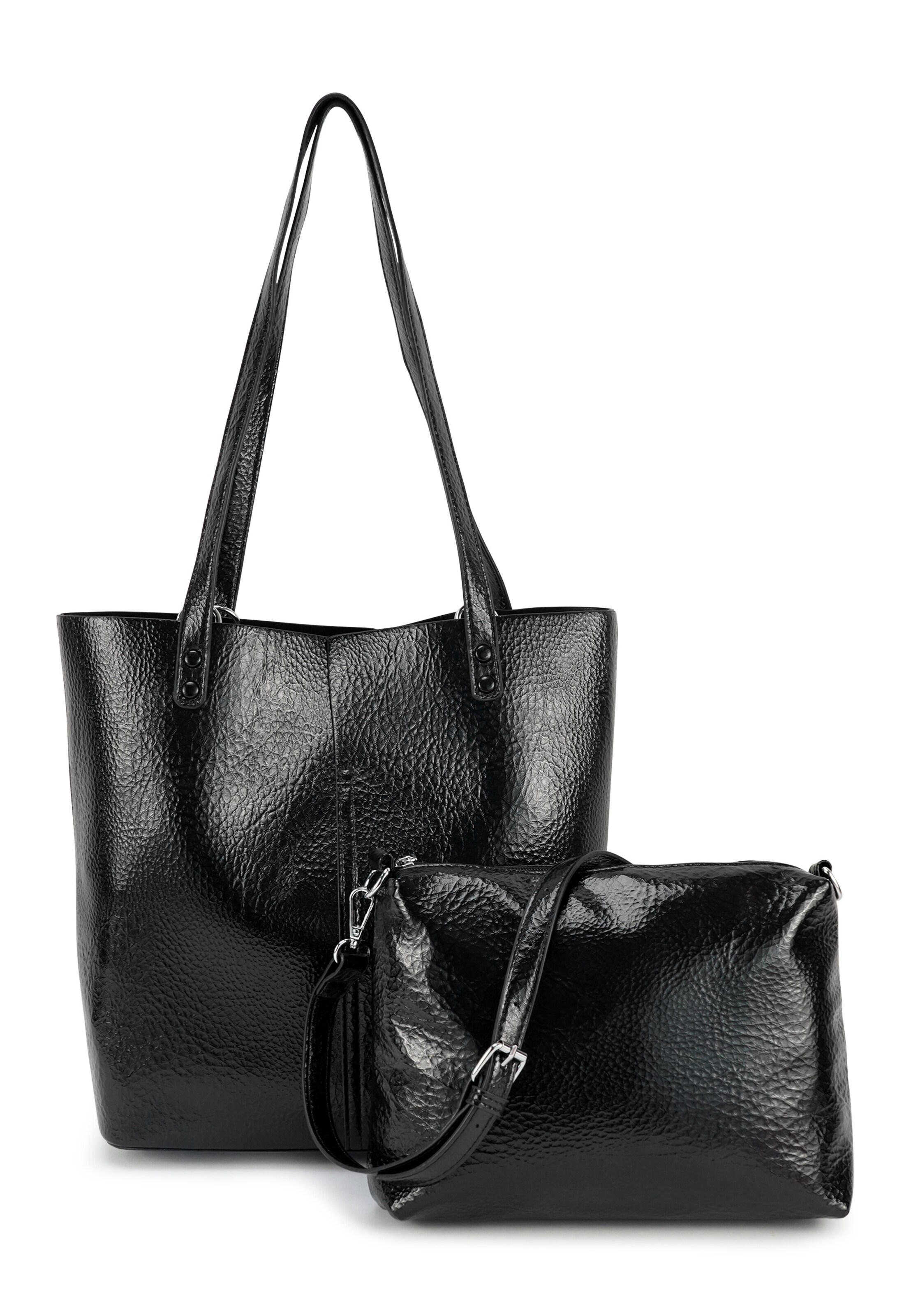 HARPA Shopper 'CASSIDY' in Black: front