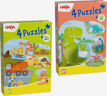 Jeux ' Puzzle-Set mit Holzfiguren ' HABA en mélange de couleurs : devant