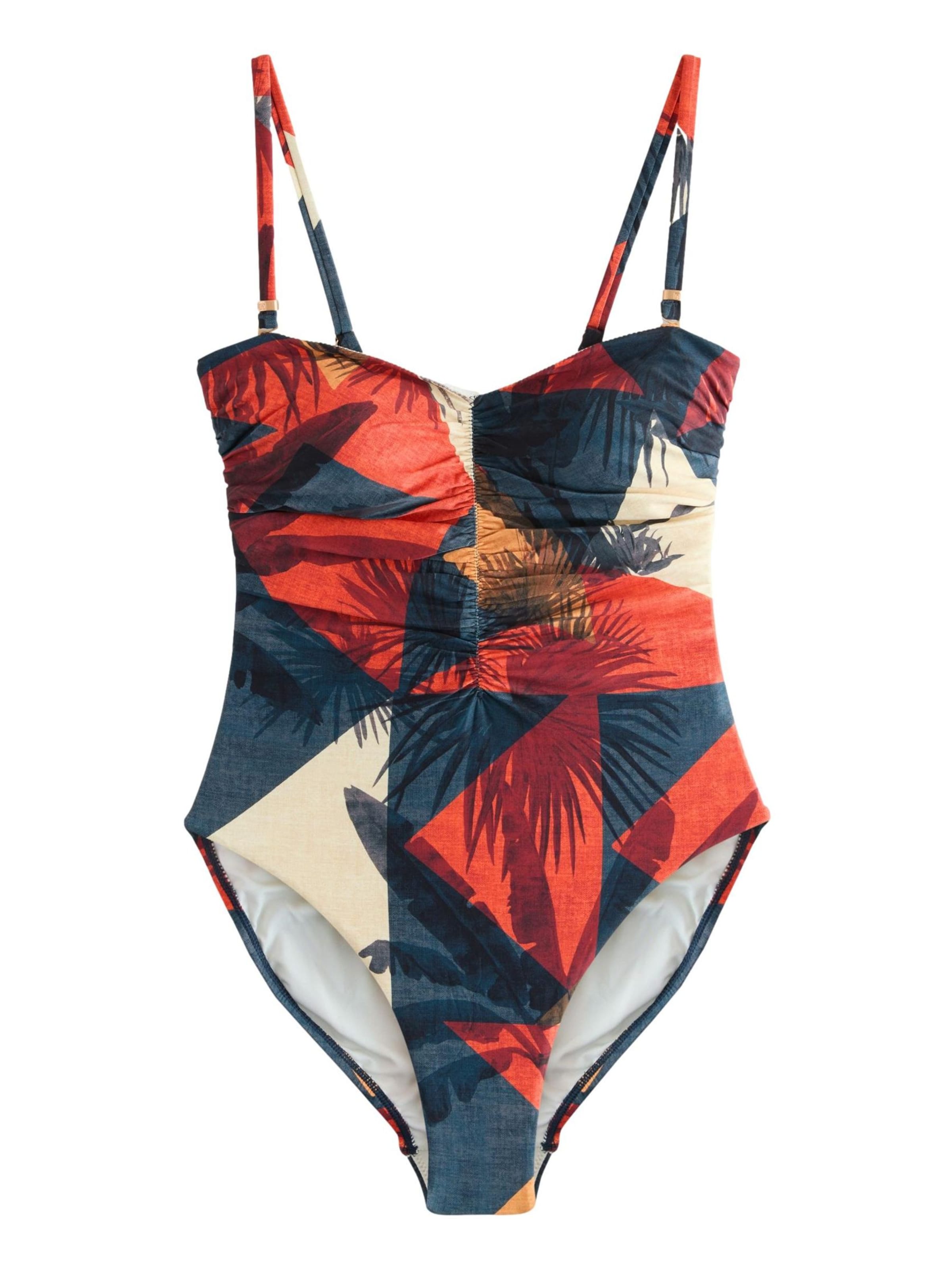 Next Õlapaelteta Ujumistrikoo, värv sinine: eest vaates