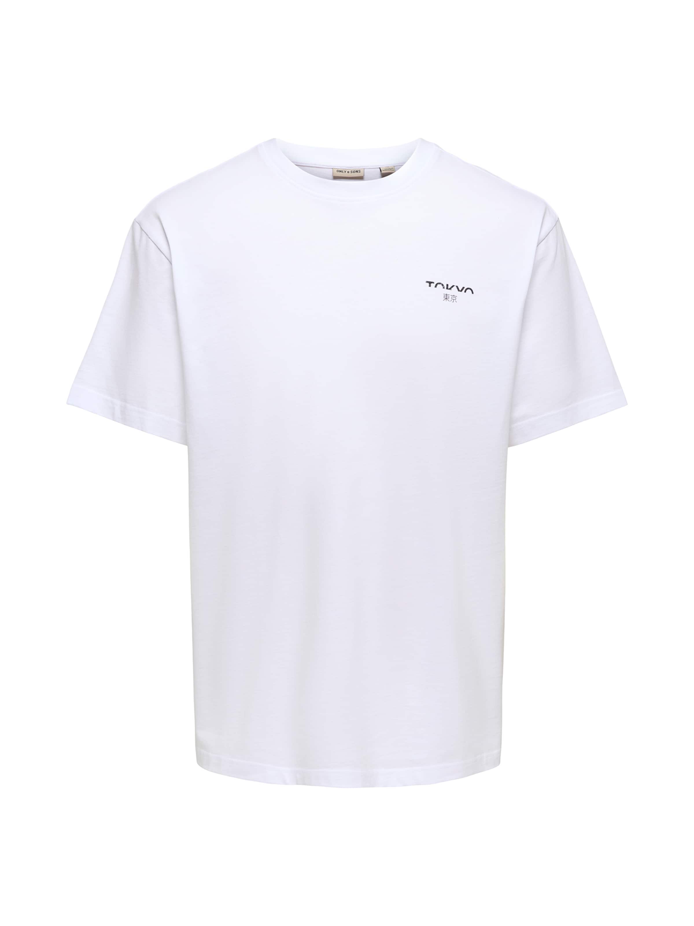 Only & Sons - Camiseta 'ONSFRED' en blanco: frente