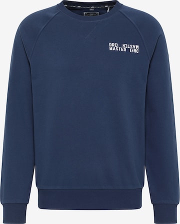 DreiMaster Maritim Sweatshirt 'Bridgeport' in Blau: predná strana