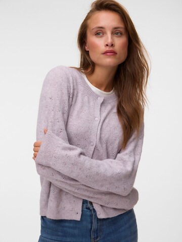 Cardigan 'DOFFY' VERO MODA en violet : devant