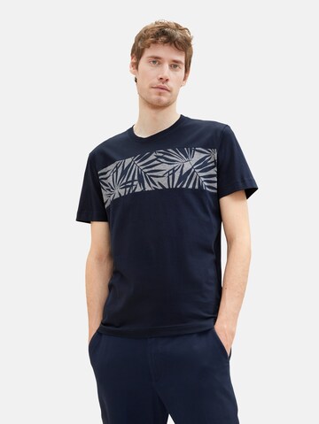 TOM TAILOR Shirt in Blue: front