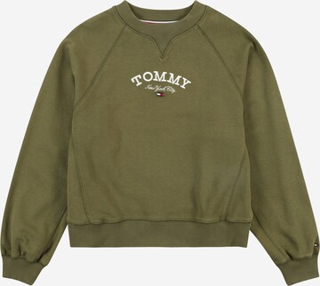 TOMMY HILFIGER Sweatshirt i grön: framsida