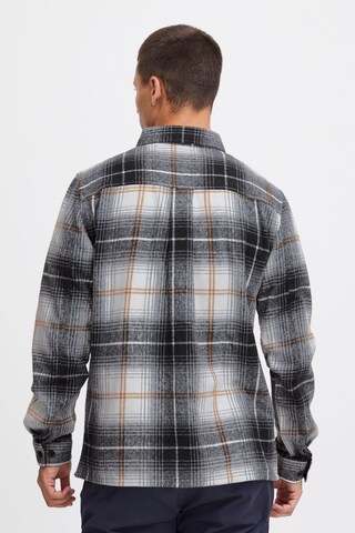 INDICODE JEANS - Ajuste regular Camisa 'Valmer' en negro