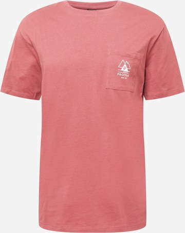 PROTEST Performance Shirt 'ISIAH' in Red: front