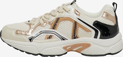 ONLY Zapatillas deportivas bajas 'Soko' en beige / oro / negro, Vista del producto