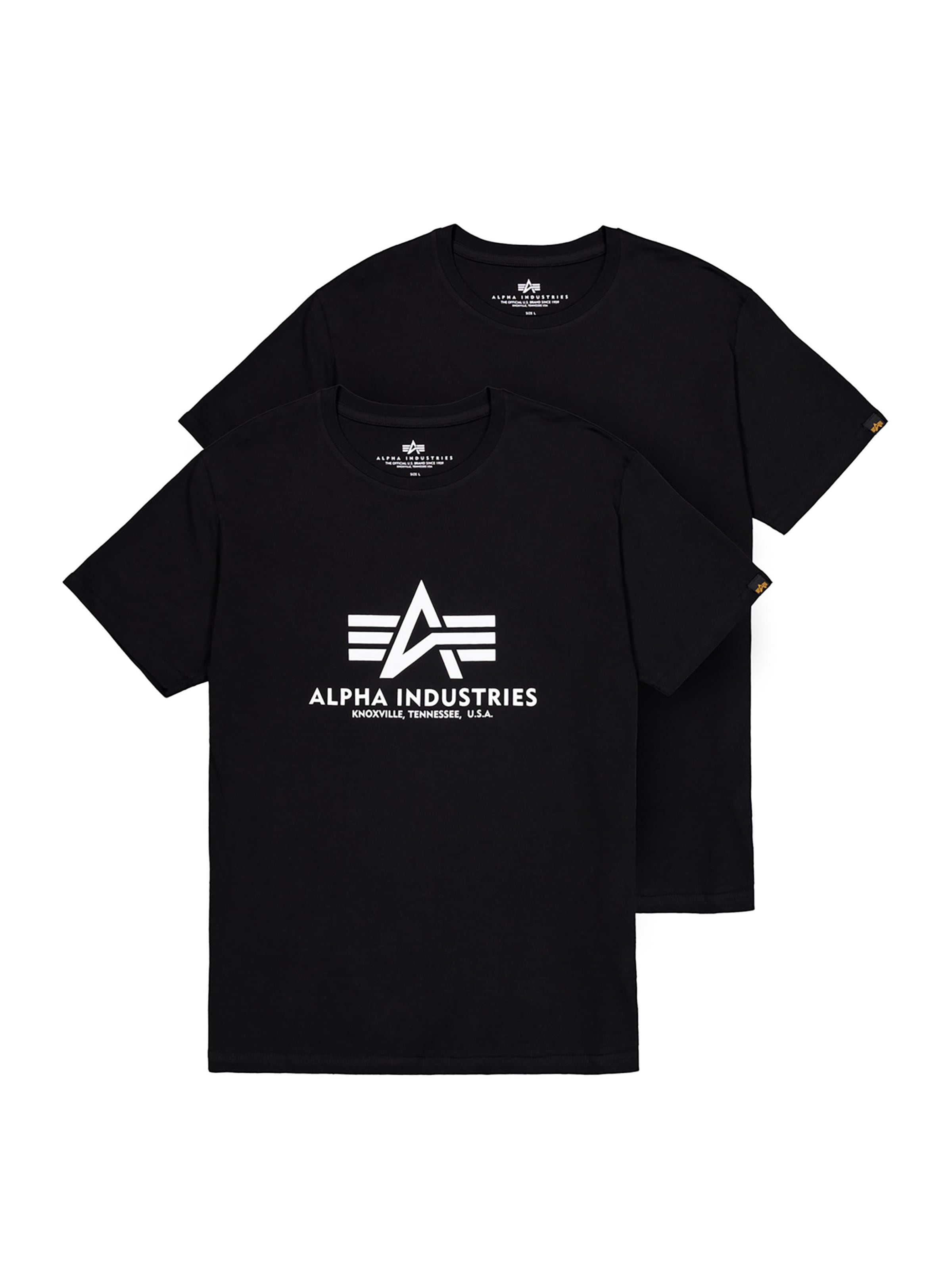 ALPHA INDUSTRIES Shirt in Black: front