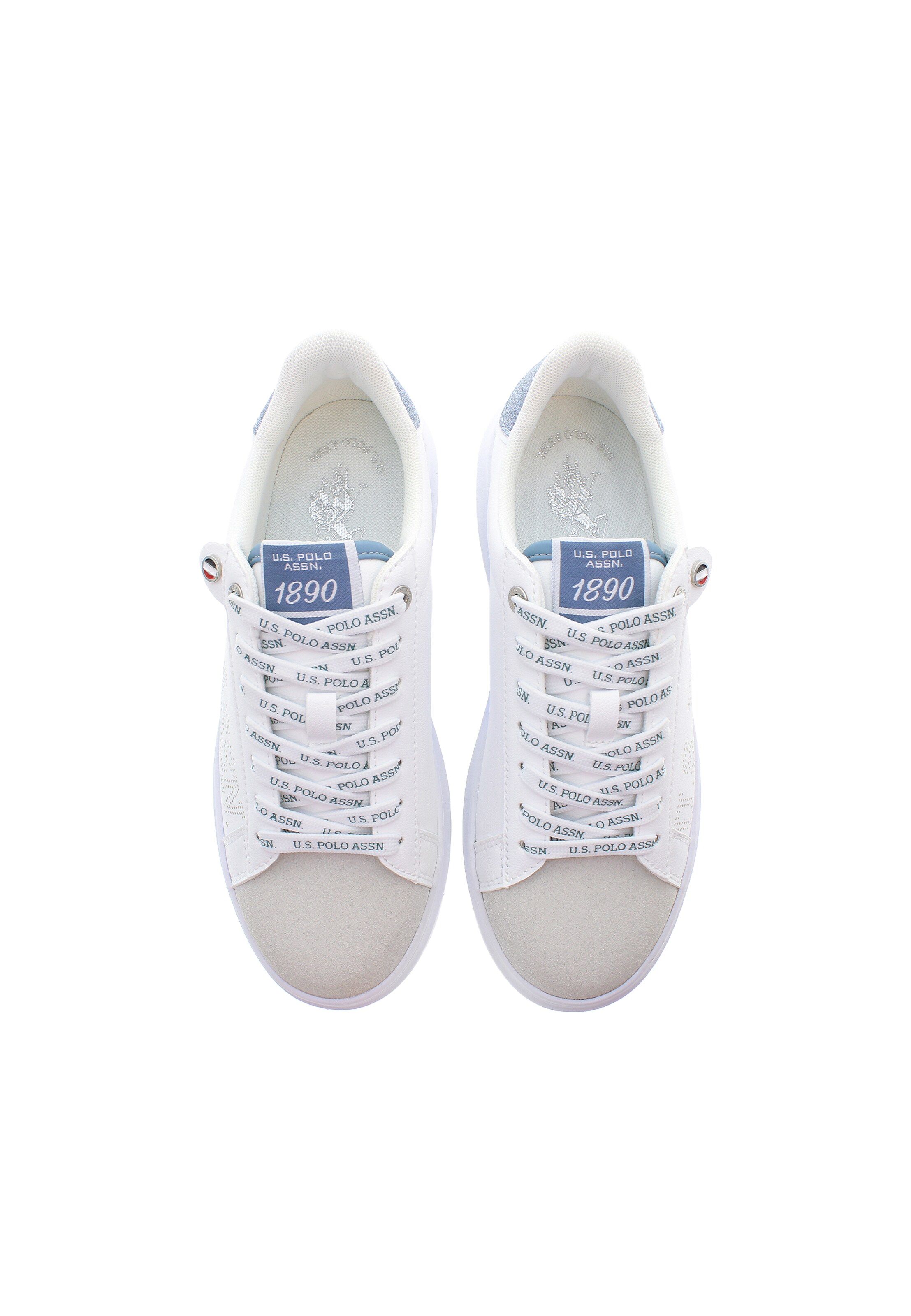 Baskets basses 'CODY011W/5YH1' U.S. POLO ASSN. en blanc