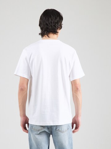 Cleptomanicx T-Shirt 'Embrace Football' in Weiß