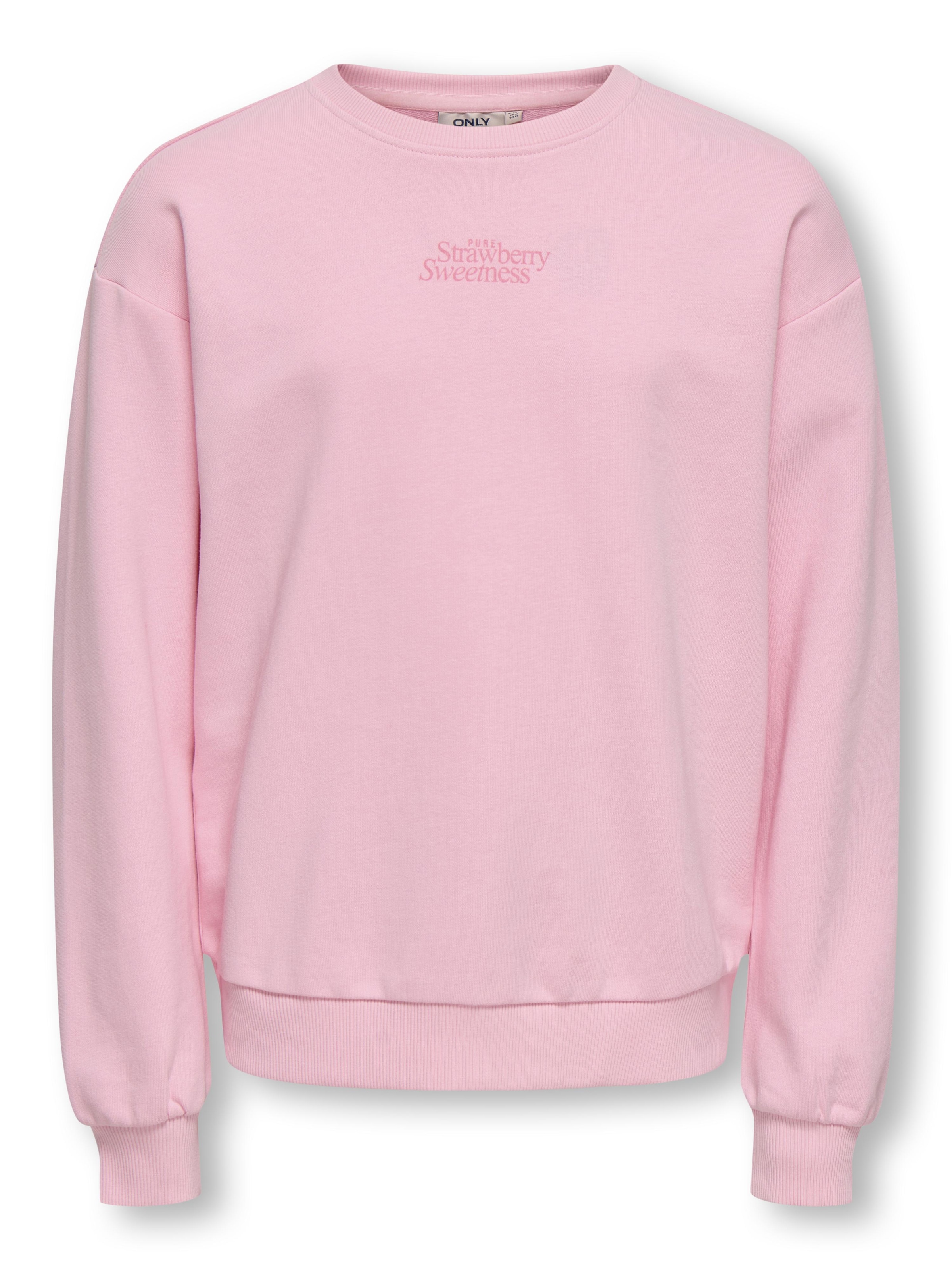 ONLY GIRLS Sweatshirt 'KOGPHILEA LIFE L/S LOOSE UB VD SWT' in Rose, Item view