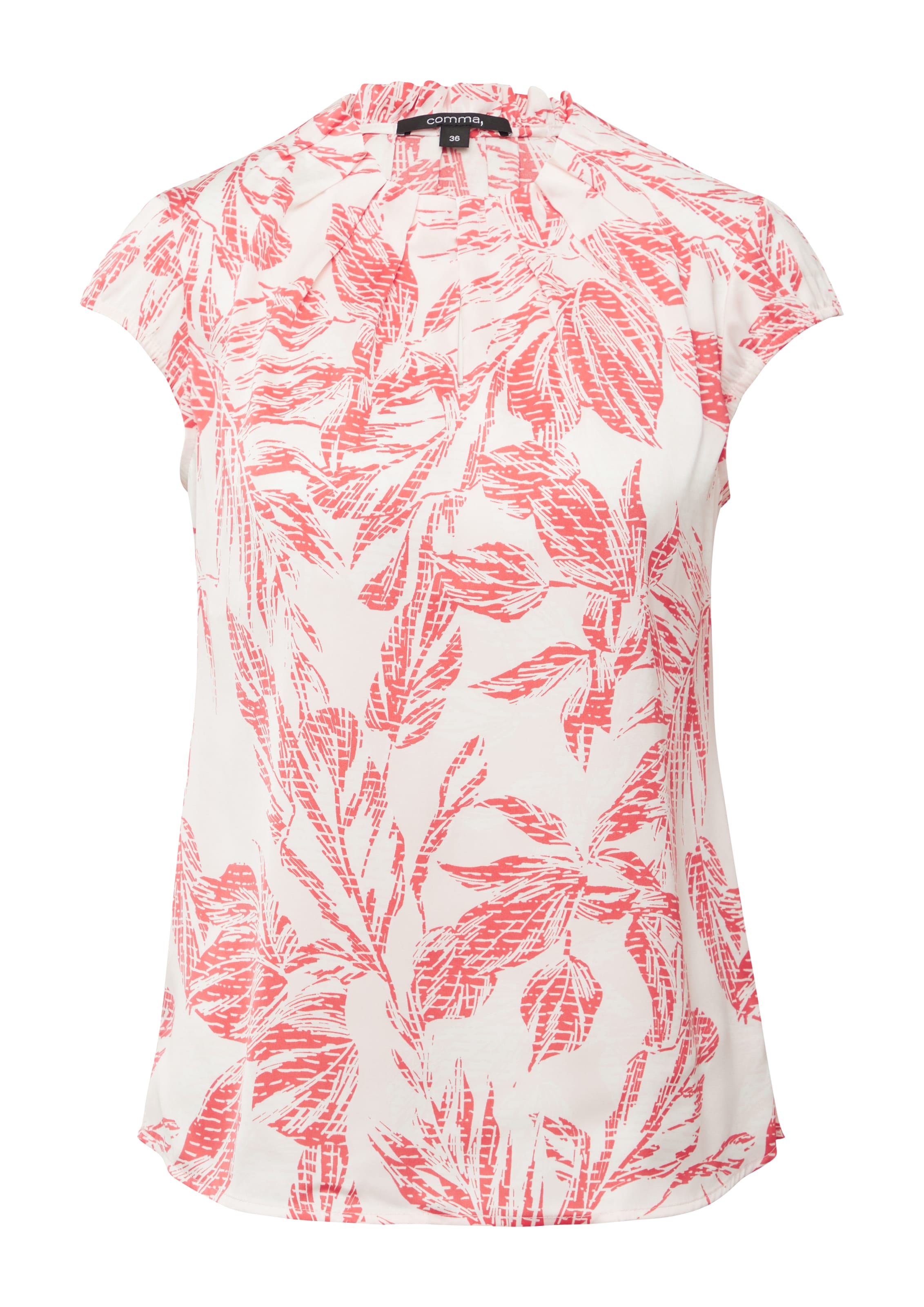 COMMA Blouse in Pink: front