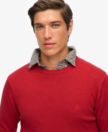 Pull-over 'Essentials' Superdry en rouge
