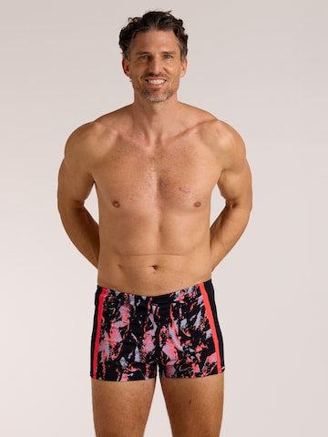 wavebreaker Swim Trunks in Black: front