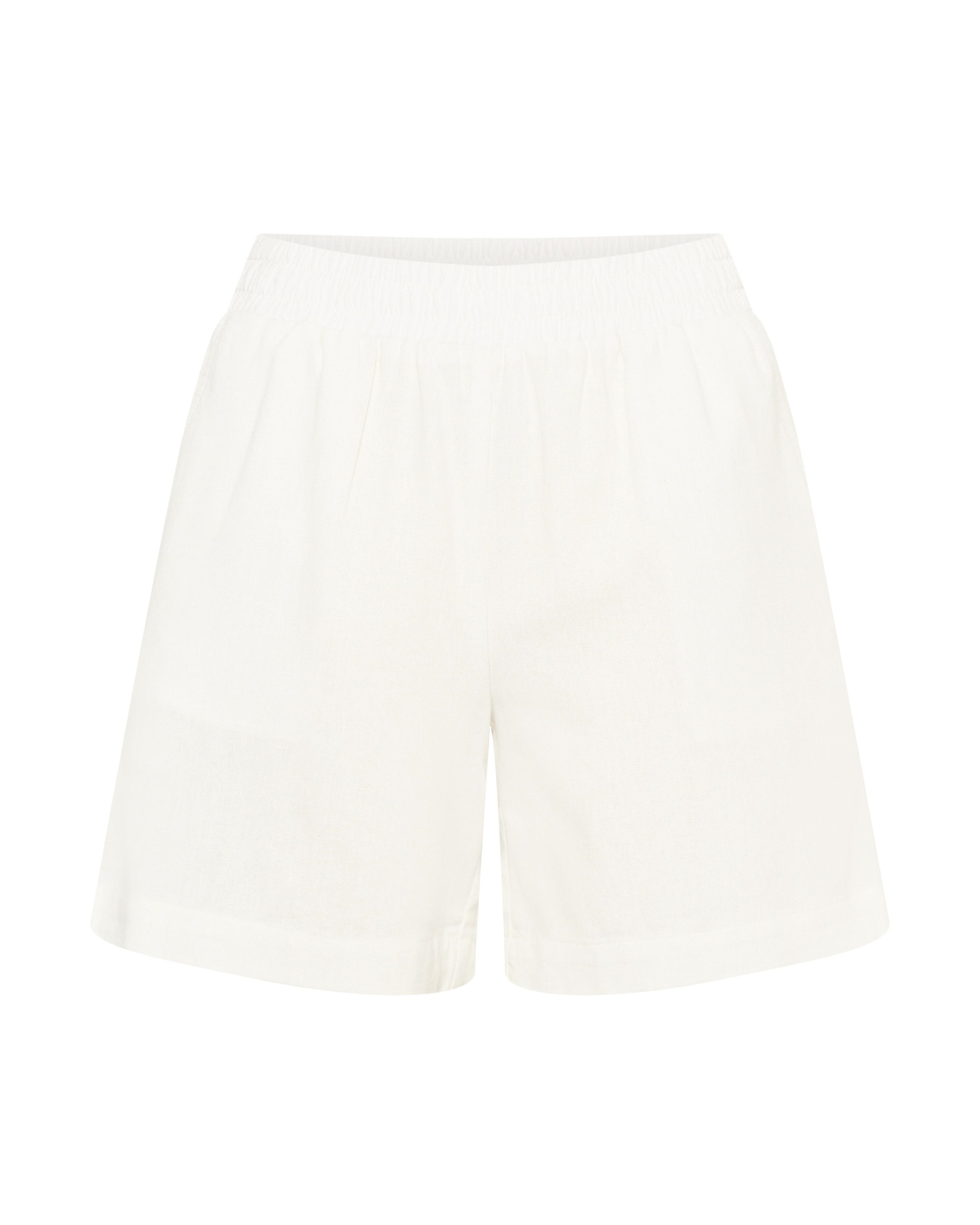 My Essential Wardrobe Loosefit Broek 'Dias' in Wit: voorkant
