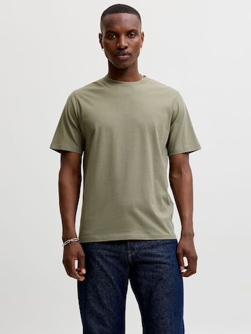 Coupe slim T-Shirt JACK & JONES en vert : devant