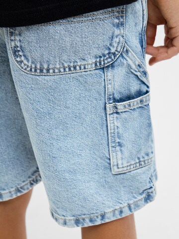 Jack & Jones Junior Свободный крой Джинсы 'JJITony JJCarpenter' в Синий