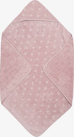 Serviette Müsli by GREEN COTTON en rose : devant