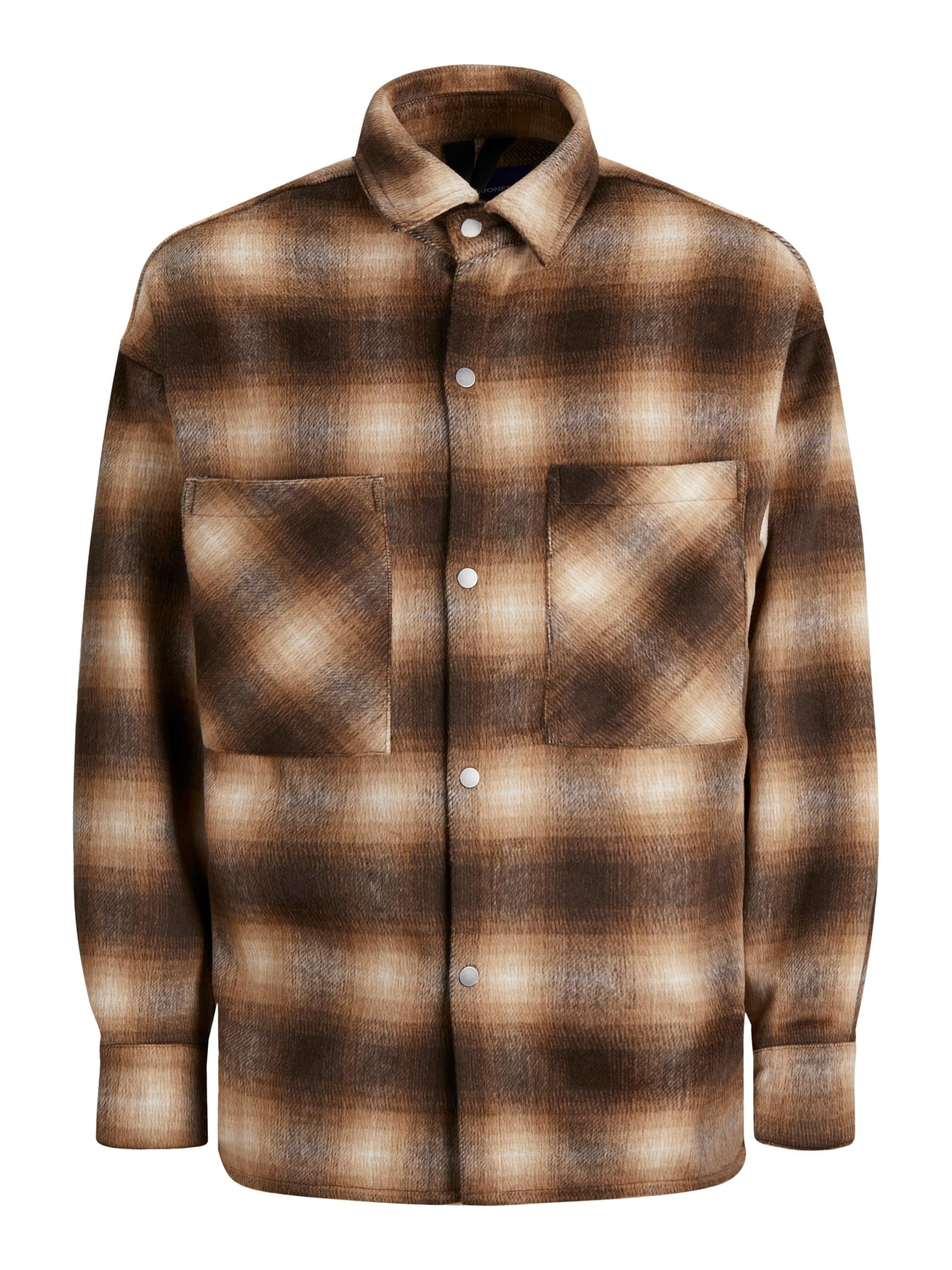 JACK & JONES Between-Season Jacket 'Cane' in Brown: front