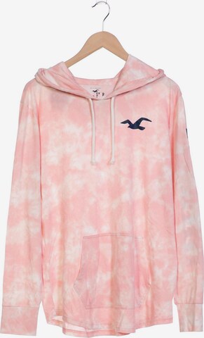 HOLLISTER Sweatshirt & Zip-Up Hoodie in XL in Pink: front