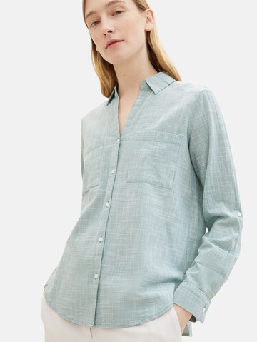 TOM TAILOR Bluse in Grün