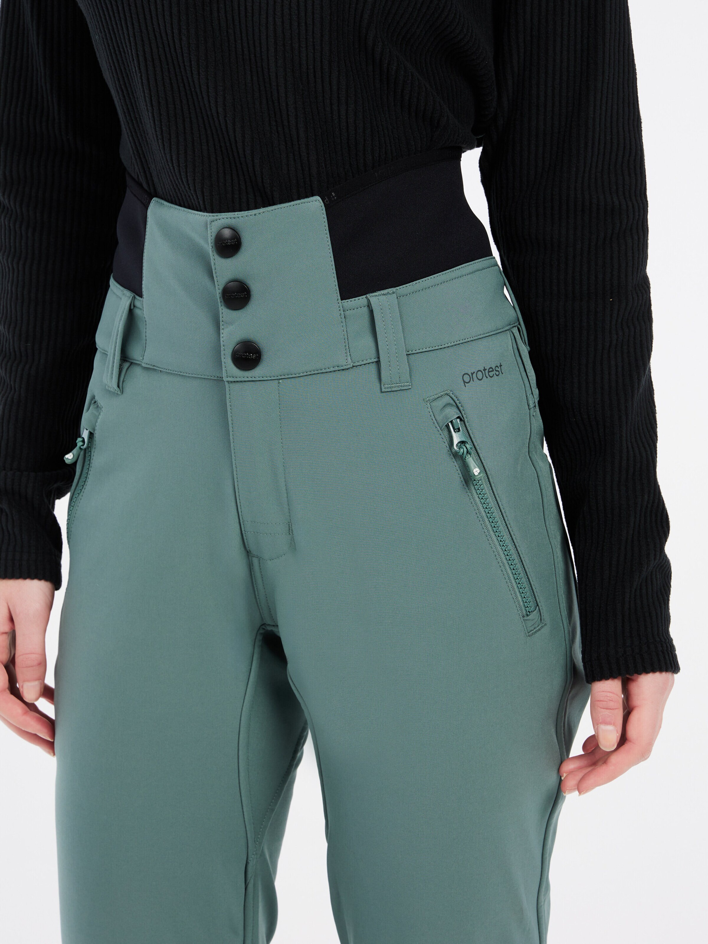 PROTEST Slimfit Sporthose 'PRTLULLABYOS'‌‌‌‌‌‌‌‌‌ in Grün