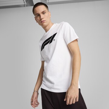 PUMA Shirt 'F1® Essentials' in Wit: voorkant