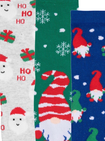 United Labels Socken 'Wichtel Santa Weihnachtssocken'‌‌ in Mischfarben