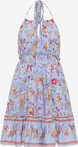IZIA Letnia sukienka 'Gaya' w kolorze niebieski: przód
