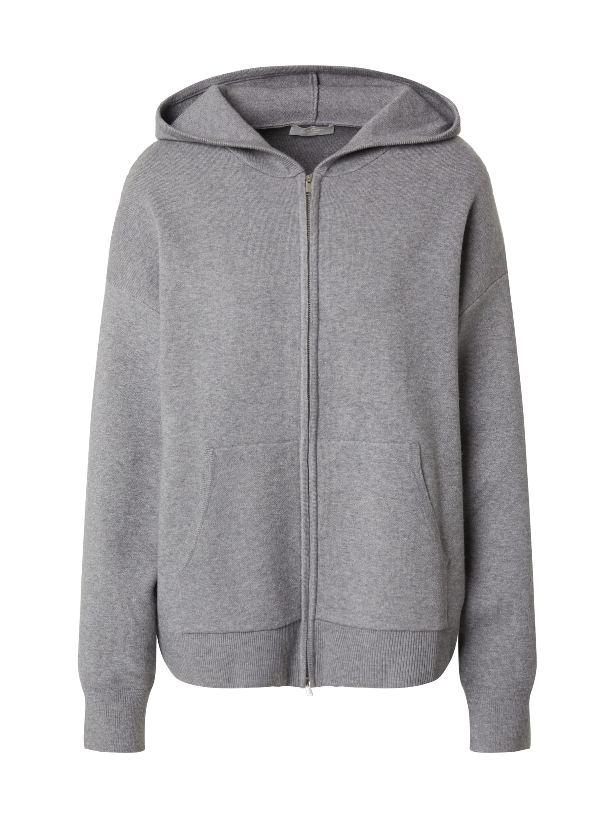 LeGer by Lena Gercke Πλεκτή ζακέτα 'Iriana' σε γκρι: μπροστά